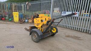 TEREX MBR71 single drum roller with trailer - 3