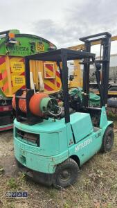 MITSUBISHI 1.5t gas forklift truck with duplex mast (inoperable) - 5