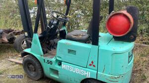 MITSUBISHI 1.5t gas forklift truck with duplex mast (inoperable) - 6
