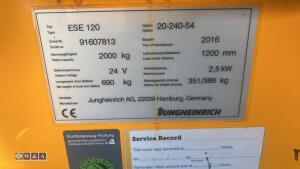 Jungheinrich ese 120 pallet truck c/w charger - 15