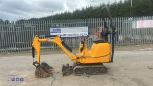 2021 jcb 8008 micro c/w 3 buckets - 2