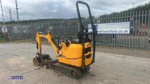 2021 jcb 8008 micro c/w 3 buckets - 3