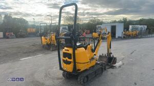 2021 jcb 8008 micro c/w 3 buckets - 3