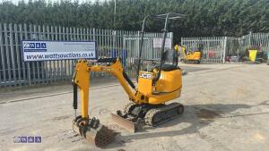 2021 jcb 8008 micro c/w 3 buckets