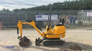 2021 jcb 8008 micro c/w 3 buckets - 2