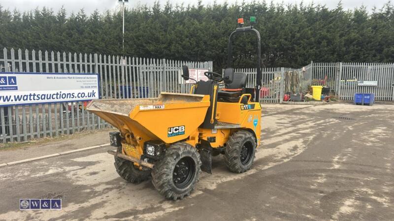 2021 jcb 1TE battery powers hi tip dumper c/w charger