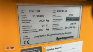 Jungheinrich ese 120 battery pallet truck c/w charger - 13