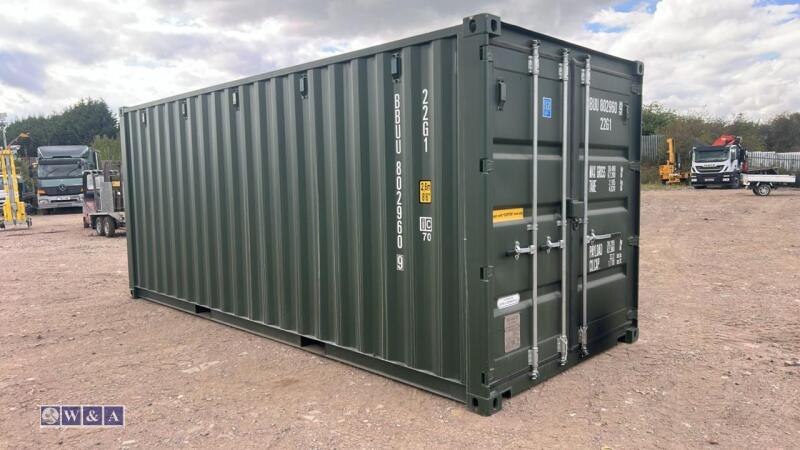 20ft container ( one trip ) green