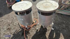 2 x BULLFINCH gas heaters - 3