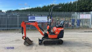 2018 Kubota Kx008-3 c/w 2 buckets - 2