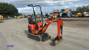 2018 Kubota Kx008-3 c/w 2 buckets - 7