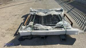 Cast iron gates and posts unused - 7