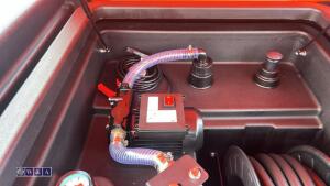 2500 litre plastic fuel tank c/w fuel pump hose reel - 15