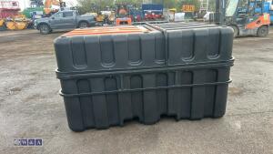 2500 litre plastic fuel tank c/w fuel pump hose reel - 5