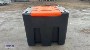 980 litre plastic fuel tank c/w pump n hose reel - 4