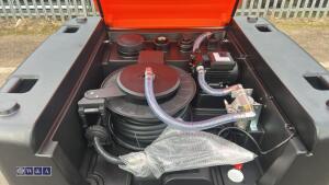 980 litre plastic fuel tank c/w pump n hose reel - 7