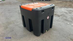 980 litre plastic fuel tank c/w pump n hose reel - 11