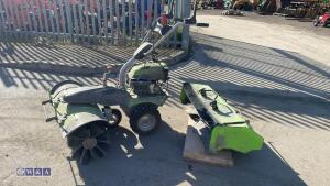 ZIPPER ZI-KM1000 sweeping machine c/w snow plough attachment - 2