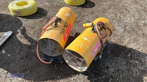 2 x 110v gas space heaters - 4
