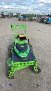 2019 MEAN GREEN lithium battery commercial mower c/w charger s/n111345 - 8