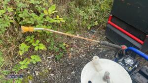 BRENDON petrol jet wash c/w hose & lance - 4
