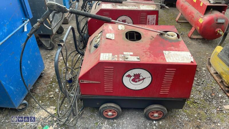 DEMON 240v diesel steam cleaner, hose & lance