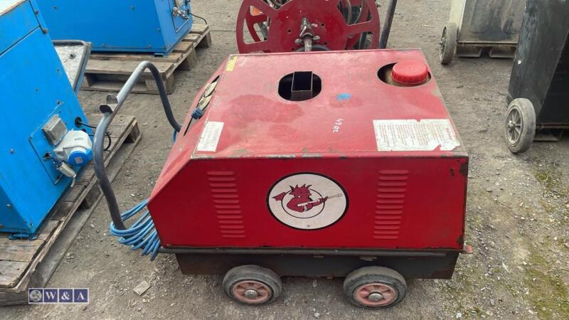 DEMON 240v diesel steam cleaner, hose & lance
