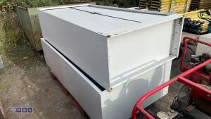 2 x Metal cabinets