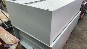 2 x Metal cabinets - 3