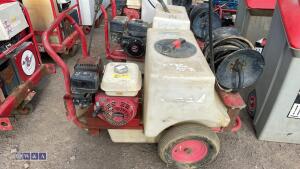 DEMON pressure washer c/w hose, lance & water tank