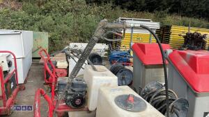 DEMON pressure washer c/w hose, lance & water tank - 4