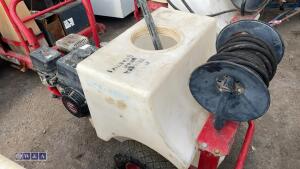 DEMON pressure washer c/w hose, lance & water tank - 3