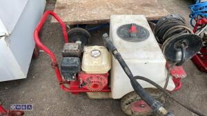 DEMON pressure washer c/w hose, lance & water tank - 2