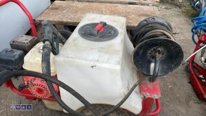 DEMON pressure washer c/w hose, lance & water tank - 3