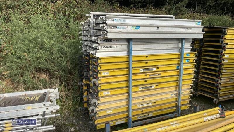 Stillage of BOSS scaffold walk boards