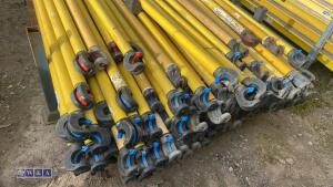 Stillage of BOSS fibre scaffold bars - 2