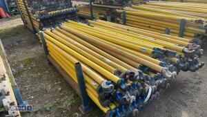 Stillage of BOSS fibre scaffold bars - 4