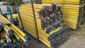 Stillage of BOSS fibre scaffold bars
