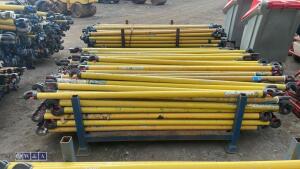 Stillage of BOSS fibre scaffold bars - 2