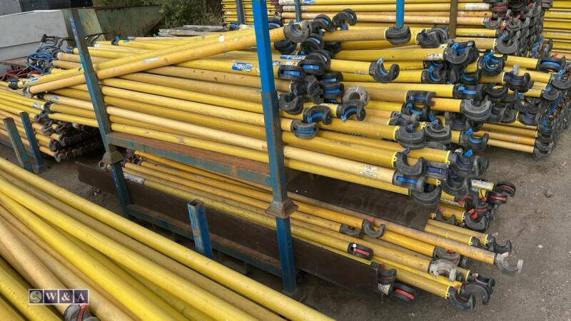 Stillage of BOSS fibre scaffold bars