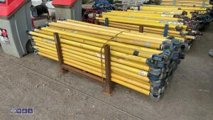 Stillage of BOSS fibre scaffold bars - 2