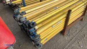 Stillage of BOSS fibre scaffold bars - 4