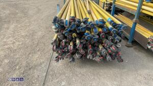 Stillage of BOSS fibre scaffold bars - 3