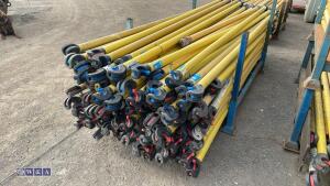 Stillage of BOSS fibre scaffold bars - 4