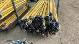 Stillage of BOSS fibre scaffold bars - 5