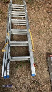 Aluminium triple extendable ladder - 2