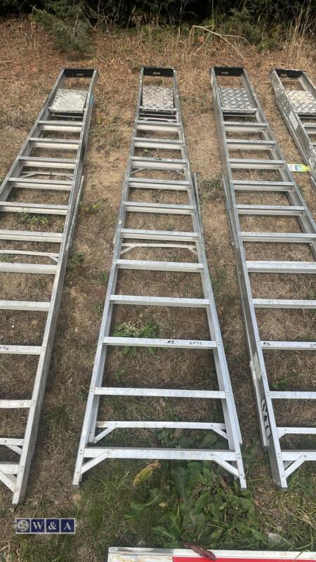 Aluminium stepladder (large)
