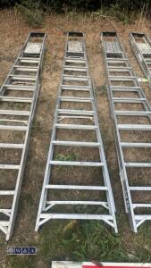 Aluminium stepladder (large)