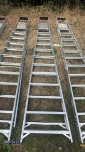 Aluminium stepladder (large)