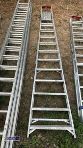 Aluminium stepladder (large)